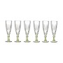 Coupe de champagne Exotic Verre Vert 6 Unités (170 ml) | Tienda24 - Global Online Shop Tienda24.eu