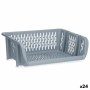 Vegetable basket Grey polypropylene (30 x 13,5 x 38,7 cm) (24 Units) by Kinvara, Shelves and supports - Ref: S3618964, Price:...