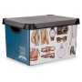 Storage Box Vintage With handles Plastic Vintage 22 L (30 x 23,5 x 40 cm) (12 Units) | Tienda24 - Global Online Shop Tienda24.eu