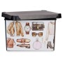 Storage Box Vintage With handles Plastic Vintage 22 L (30 x 23,5 x 40 cm) (12 Units) | Tienda24 - Global Online Shop Tienda24.eu