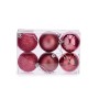 Set of Christmas balls Pink PVC Ø 8 cm (24 Units) by Krist+, Christmas - Ref: S3620394, Price: 59,00 €, Discount: %