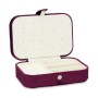 Jewelry box Velvet Burgundy (16,2 x 6 x 11,5 cm) (12 Units) by Gift Decor, Wardrobe Jewellery Organisers - Ref: S3620923, Pri...