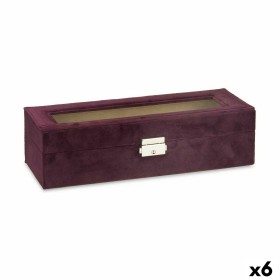 Caixa para relógios Metal (30,5 x 8,5 x 11,5 cm) (6 Unidades) de Gift Decor, Caixas - Ref: S3620953, Preço: 84,57 €, Desconto: %