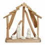 Crèche de Noël Céramique Marron Blanc 2 Unités 25 x 28 x 10 cm Naturel Bois (2 Unités) | Tienda24 - Global Online Shop Tienda24.eu