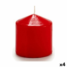 Candle Red (7 x 8 x 7 cm) (4 Units) by Acorde, Candles - Ref: S3622382, Price: 4,63 €, Discount: %