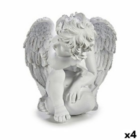 Figura Decorativa 24 x 27 x 28 cm Blanco (4 Unidades) de Krist+, Adornos - Ref: S3622410, Precio: 99,83 €, Descuento: %