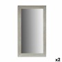 Wall mirror Wood White Glass (75 x 136 x 1,5 cm) (2 Units) | Tienda24 - Global Online Shop Tienda24.eu