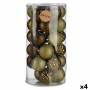 Set of Christmas balls Green PVC 8 x 8,5 x 8 cm (4 Units) by Krist+, Christmas - Ref: S3622456, Price: 45,41 €, Discount: %