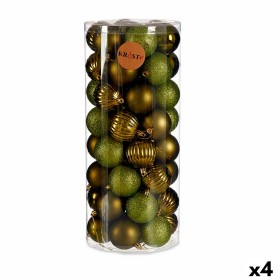 Set of Christmas balls Green Plastic (4 Units) by Krist+, Christmas - Ref: S3622458, Price: 48,13 €, Discount: %