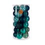 Set of Christmas balls Blue PVC 8 x 9 x 8 cm (4 Units) by Krist+, Christmas - Ref: S3622462, Price: 54,18 €, Discount: %