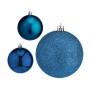 Lot de boules de Noël Bleu Plastique 7 x 8 x 7 cm (12 Unités) | Tienda24 - Global Online Shop Tienda24.eu