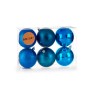 Lot de boules de Noël Bleu Plastique 7 x 8 x 7 cm (12 Unités) | Tienda24 - Global Online Shop Tienda24.eu