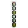 Lot de boules de Noël 6 Pièces Vert Plastique Ø 12 cm (6 Unités) de Krist+, Noël - Réf : S3622494, Prix : 40,89 €, Remise : %