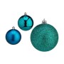 Set de Bolas de Navidad Azul Plástico Ø 7 cm (12 Unidades) de Krist+, Navidad - Ref: S3622498, Precio: 17,07 €, Descuento: %