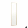 Wall mirror 30 x 120 cm Brown MDF Wood (2 Units) by Gift Decor, Wall-Mounted Mirrors - Ref: S3622606, Price: 63,94 €, Discoun...