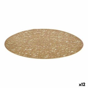 Individuais Dourado Plástico (Ø 38 cm) (12 Unidades) de Kinvara, Toalhas de mesa individuais - Ref: S3622648, Preço: 16,47 €,...