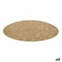 Salvamantel Dorado Plástico (Ø 38 cm) (12 Unidades) de Kinvara, Salvamanteles individuales - Ref: S3622648, Precio: 16,47 €, ...