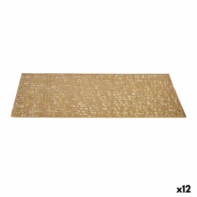 Dessous de plat Doré Plastique (45 x 0,01 x 30 cm) (12 Unités) de Kinvara, Sets de table - Réf : S3622650, Prix : 9,83 €, Rem...