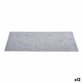 Table Mat Silver Plastic (45 x 0,01 x 30 cm) (12 Units) by Kinvara, Place Mats - Ref: S3622651, Price: 16,47 €, Discount: %