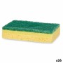 Set di spugne Giallo Verde Cellulosa Fibra abrasiva 10,5 X 6,7 X 2,5 cm di BigBuy Home, Pagliette e spazzole per pulire - Rif...