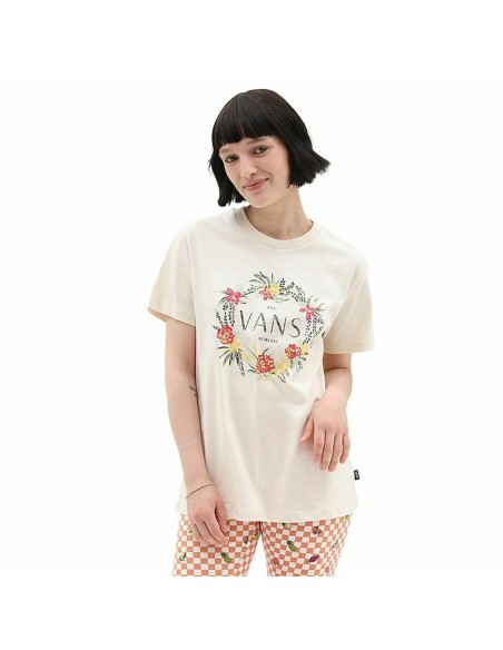 Camiseta de Manga Corta Mujer Vans Wreath Of Flowers Bff Tee-B | Tienda24 Tienda24.eu