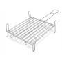 Grill Double 30 x 30 cm Acier zingué (5 Unités) de La Dehesa, Grilles de cuisson - Réf : S3623088, Prix : 35,32 €, Remise : %