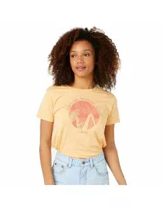 Kurzarm-T-Shirt Rip Curl Sun Relaxed Weiß | Tienda24 Tienda24.eu