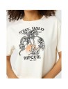 Camiseta de Manga Corta Rip Curl Stay Wild Blanco | Tienda24 Tienda24.eu