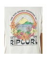 Camiseta de Manga Corta Rip Curl Sun Relaxed Blanco | Tienda24 Tienda24.eu