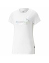 Camiseta de Manga Corta Mujer Puma Ess+ Nova Shine Blanco | Tienda24 Tienda24.eu