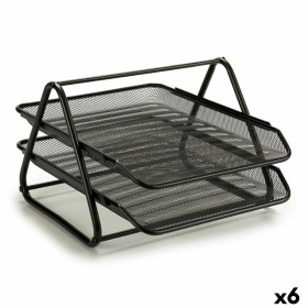 Classification tray Black Metal 6 Units 30 X 34,5 X 21 cm by Pincello, File classifiers and storage - Ref: S3623150, Price: 4...