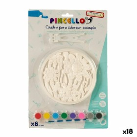 Juego de Manualidades Cuadro Escayola 3,5 x 38 x 25 cm (18 Unidades) de Pincello, Pintura - Ref: S3623169, Precio: 14,63 €, D...