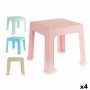 Child's Table Rattan Plastic 47 x 42 x 47 cm (4 Units) | Tienda24 - Global Online Shop Tienda24.eu