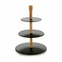 Etagère Rond 30 x 40 cm Noir Bois Ardoise (8 Unités) de Kinvara, Plats et plateaux - Réf : S3623207, Prix : 61,09 €, Remise : %