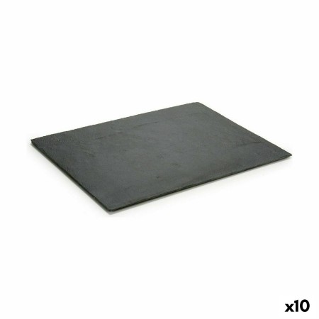 Plateau apéritif Noir Ardoise 40 x 0,5 x 30 cm (10 Unités) de Kinvara, Plats et plateaux - Réf : S3623208, Prix : 38,48 €, Re...