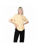 Camisola de Manga Curta Mulher 24COLOURS Casual Amarelo | Tienda24 Tienda24.eu