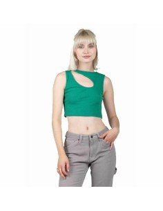 Damen Kurzarm-T-Shirt Champion Gelb | Tienda24 Tienda24.eu