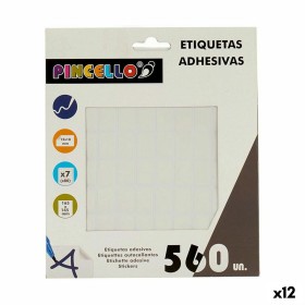 Adhesive labels White 12 x 18 mm Rectangular (12 Units) by Pincello, Adhesive labels and stickers - Ref: S3623264, Price: 2,5...