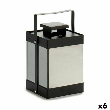 Farol LED Negro Espejo 12,5 x 18,5 x 12,5 cm (6 Unidades) de Gift Decor, Farolas - Ref: S3623326, Precio: 60,11 €, Descuento: %