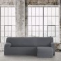 Funda para chaise longue de brazo corto derecho Eysa BRONX Gris oscuro 110 x 110 x 310 cm de Eysa, Sofás - Ref: D1607115, Pre...