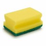 Tampon à récurer Jaune Vert Fibre synthétique 4 x 9 x 6,5 cm (96 Unités) de BigBuy Home, Éponges et tampons à récurer - Réf :...