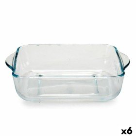 Pirofila da Forno Santa Clara Silicone Vetro Borosilicato Rettangolare 28 x 19,5 x 5 cm (2 Unità) | Tienda24 - Global Online Shop Tienda24.eu