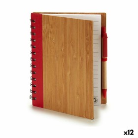 Quaderno ad Anelli con Penna Bambù 1 x 18 x 14 cm (12 Unità) di Pincello, Blocchi spiralati - Rif: S3623417, Prezzo: 22,60 €,...