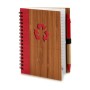 Spiral Notebook with Pen Bamboo 1 x 16 x 12 cm (12 Units) by Pincello, Wirebound Notebooks - Ref: S3623422, Price: 20,32 €, D...