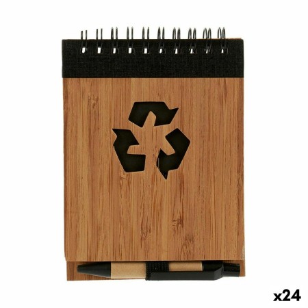 Quaderno ad Anelli con Penna Bambù 1 x 10 x 13 cm (24 Unità) di Pincello, Blocchi spiralati - Rif: S3623423, Prezzo: 23,57 €,...