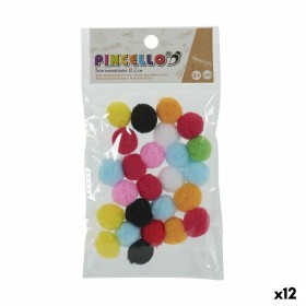 Bastelmaterial Bälle Bunt Ø 2 cm 12 Stück von Pincello, Weben - Ref: S3623435, Preis: 5,76 €, Rabatt: %