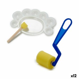 Craft Set Yellow Blue White Plastic (12 Units) by Pincello, Paint Sponges - Ref: S3623438, Price: 8,65 €, Discount: %