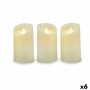 Conjunto de Velas Oscilante LED Creme 8 x 13 x 8 cm (6 Unidades) de Gift Decor, Velas eléctricas e LED - Ref: S3623462, Preço...