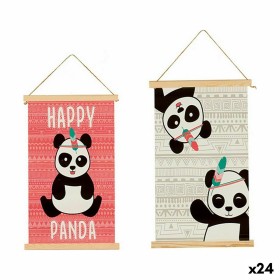 Decoración de Pared Oso Panda 1 x 54 x 33 cm (24 Unidades) de Gift Decor, Frontones decorativos - Ref: S3623467, Precio: 61,3...