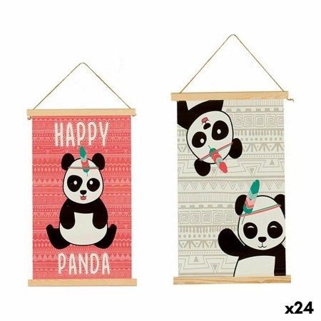 Decoración de Pared Oso Panda 1 x 54 x 33 cm (24 Unidades) de Gift Decor, Frontones decorativos - Ref: S3623467, Precio: 61,3...